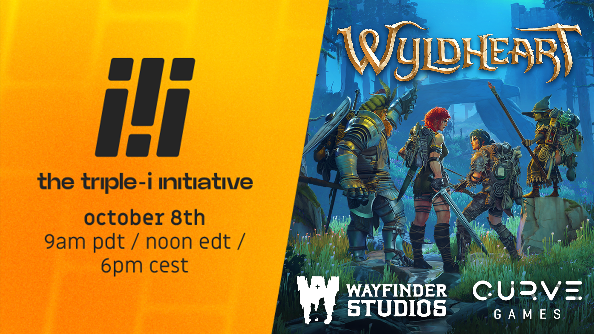 Wyldheart, Curve Games and Triple-i Initiative announcement
